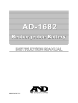 A&D AD-1682 User manual