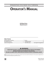 Cub Cadet SC700E Owner's manual