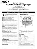 Dri-Eaz Dri-Pod Floor Dryer User manual