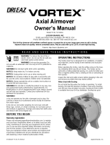 Dri-Eaz Vortex Axial Fan Owner's manual
