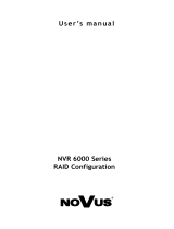 Novus NVR-6364-H8/R User manual