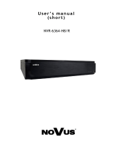 Novus NVR-6364-H8/R User manual