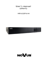 Novus NVR-6332P16-H4/F User manual