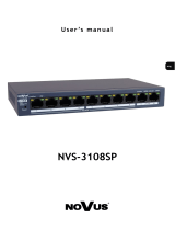 Novus NVS-3108SP User manual