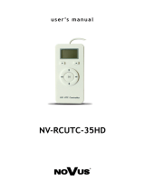 Novus NV-RCUTC-35HD User manual
