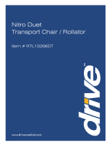 Drive Medical Nitro Duet Rollator and Transport Chair Owner's manual