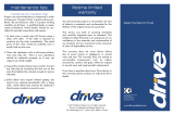 Drive Medical Steel Transport Chair Owner's manual