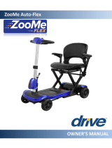 Drive Medical ZooMe Auto-Flex Folding Travel Scooter Owner's manual