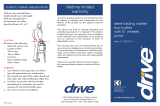 Drive Medical Folding Junior Walker Two Button Owner's manual