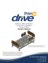 Drive Medical Prime Plus Bed Model P2002 Owner's manual