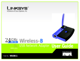 Linksys WUSB11 ver. 2.6 User manual