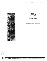 Aphex EQF-2 Owner's manual