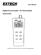 Extech Instruments RH401 User manual