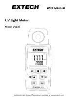 Extech Instruments UV Light Meter User manual