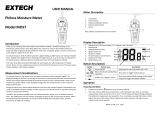 Extech Instruments Pinless Moisture Meter User manual