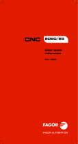 Fagor CNC 8065 User manual