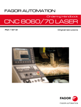 Fagor Laser 8060 CNC User manual