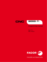 Fagor CNC 8055 for lathes User manual