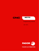 Fagor CNC 8070 User manual