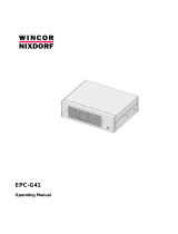 Wincor Nixdorf EPC-G41 Operating instructions