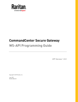 Raritan CommandCenter Secure Gateway User guide