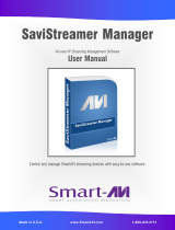 Smart-AVI SaviStreamer Manager Software User manual