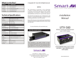 Smart-AVI UTX-500 User manual