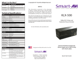 Smart-AVI KLX-500 User manual