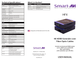 Smart-AVI HFX-TX/RX User manual