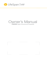 LifeSpan TR6000i Owner's manual