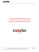 Code CR1500 User manual