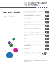 Lanier Pro 8300S User guide