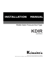 Klimaire KDIR18-H2 Installation guide