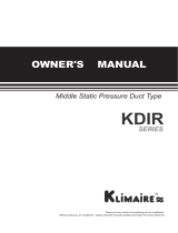 Klimaire KDIR12-H2 User manual