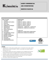 Klimaire KTIR036-H2G1 User manual