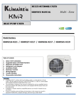 Klimaire KMIR545-H219 User manual