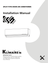 Klimaire KSIH018-H220 -O/-I Installation guide