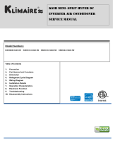 Klimaire KSIH024-H220 -O/-I User manual