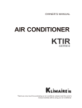 Klimaire KTIR18H2 User manual
