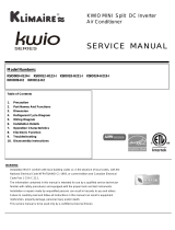Klimaire KWIO12-H2 User manual