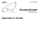 Fujitsu ScanSnap iX500 Installation guide