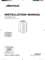 Fujitsu AJT108GALH Installation guide