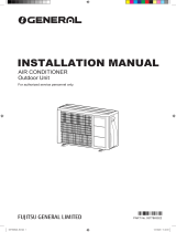 Fujitsu AOGG18CPTB-B Installation guide