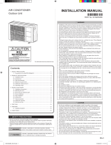 Fujitsu AOTG09KMTC Installation guide