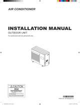 Fujitsu AOTG30CMTA Installation guide