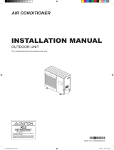 Fujitsu AOTG30KBTA Installation guide