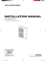 Fujitsu AOTG36LATT Installation guide