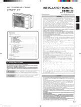 Fujitsu WOHA080KLT Installation guide
