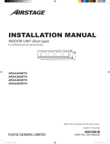 Fujitsu ARXA24GBTH Installation guide