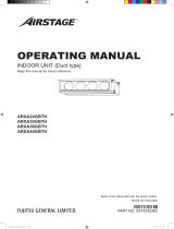 Fujitsu ARXA45GBTH Operating instructions